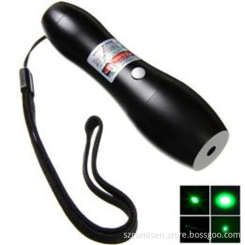 Romisen L-E030 30mw GREEN laser flashlight(1*CR123 battery)